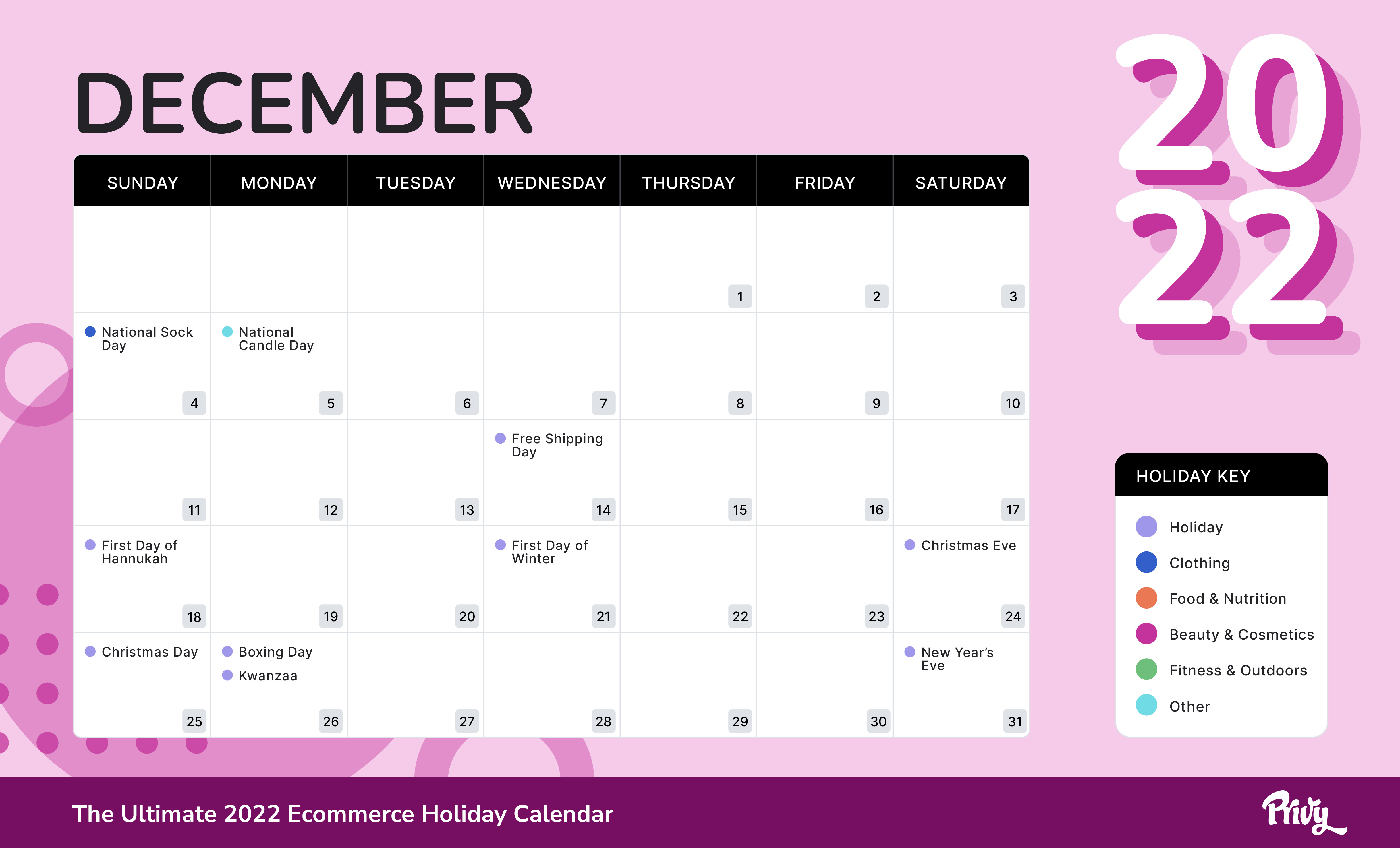 The Ultimate 2022 Holiday Calendar